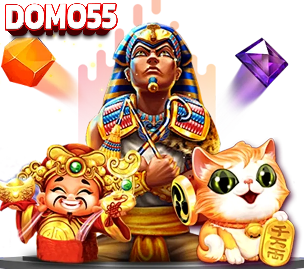 DOMO55 รวมธีมสล็อตเทพเจ้าอียิปต์ ไคชิน และแมวกวักทอง โทนสีสดแนวเกมแตกง่าย